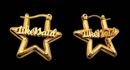 LikeISaid Star Bamboo Earrings🩷