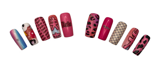 Bubblegum Baddie Press On Nail Set