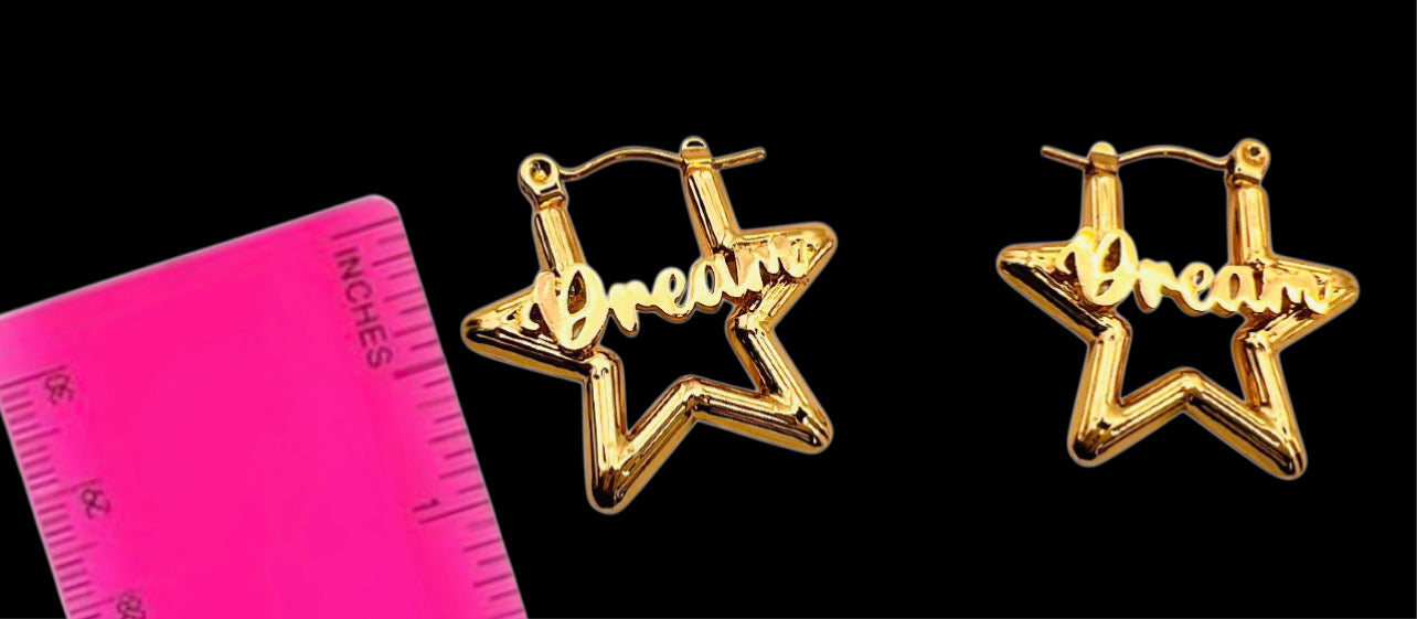 Dream Star Bamboo Earrings🩷