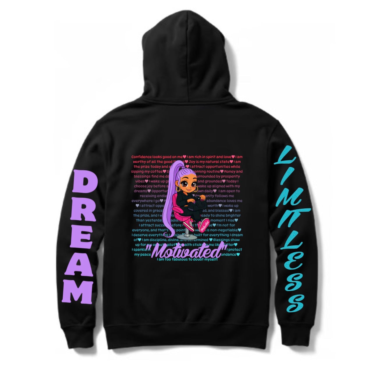 Motivated Dream Girl Hoodie