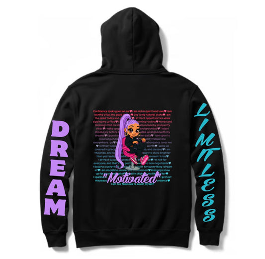 Motivated Dream Girl Hoodie | LikeISaid