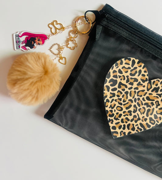 Cheetah Kisses Cosmetic Bag 💖🐆