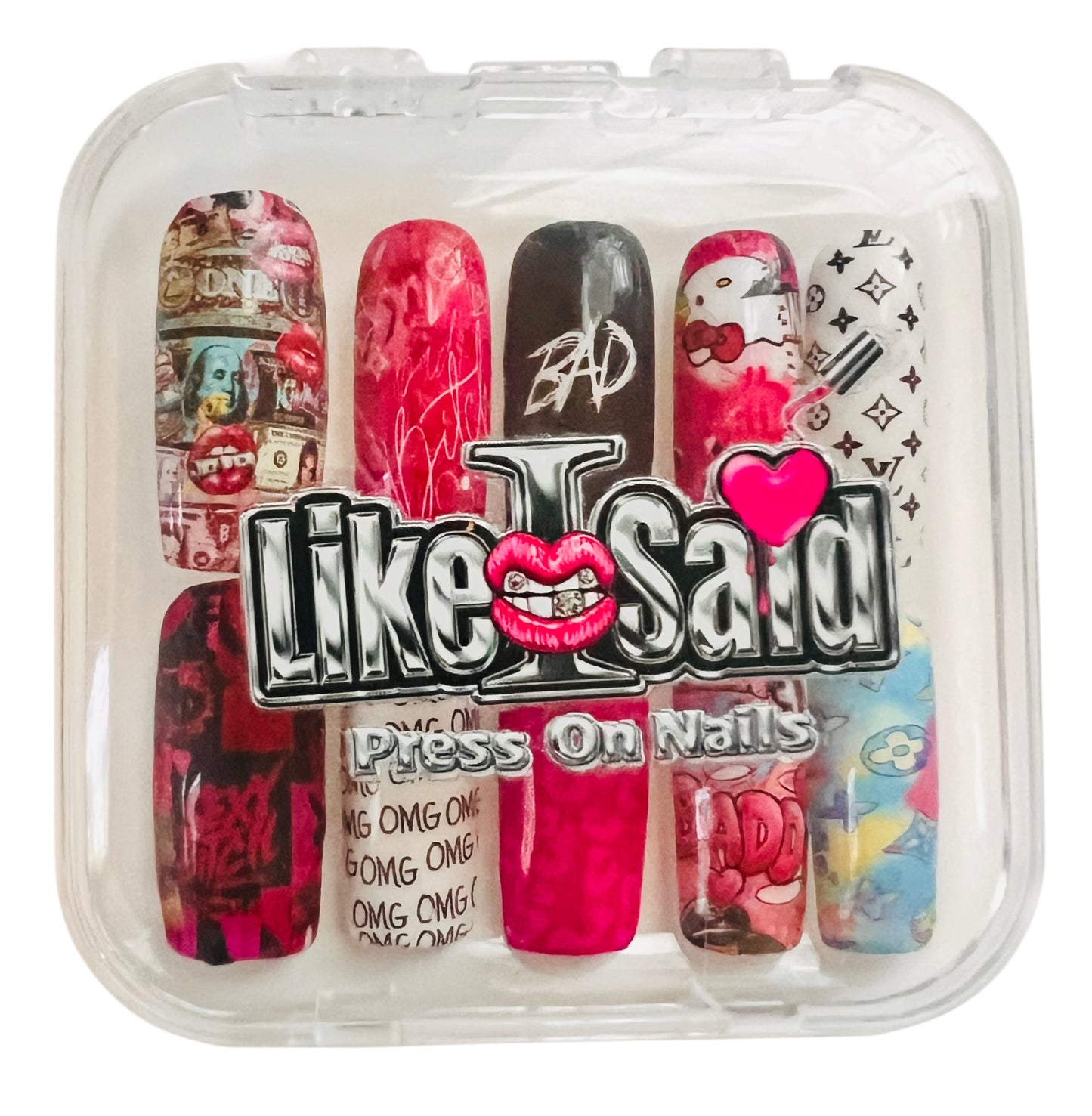OMG I’m Badd Press On Nail Set